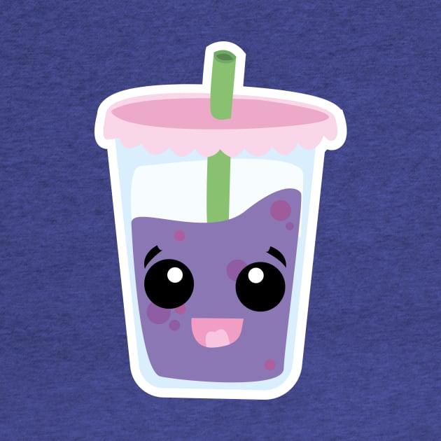 Cute Boba Bubble Tea by nuggetstump